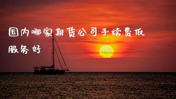 国内哪家期货公司手续费低服务好