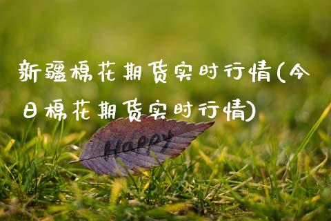 新疆棉花期货实时行情(今日棉花期货实时行情)