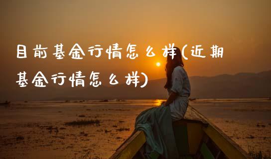 目前基金行情怎么样(近期基金行情怎么样)