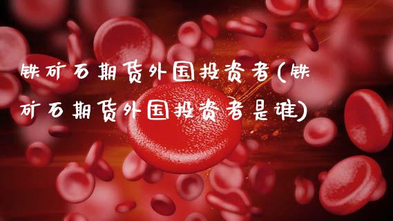 铁矿石期货外国投资者(铁矿石期货外国投资者是谁)