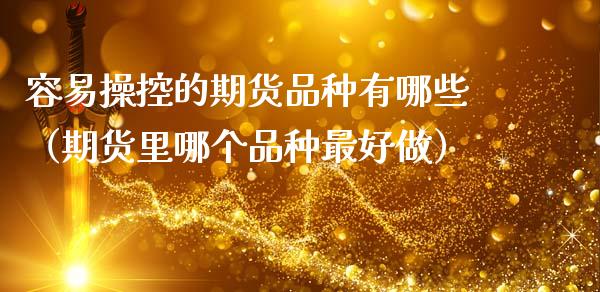 容易操控的期货品种有哪些（期货里哪个品种最好做）