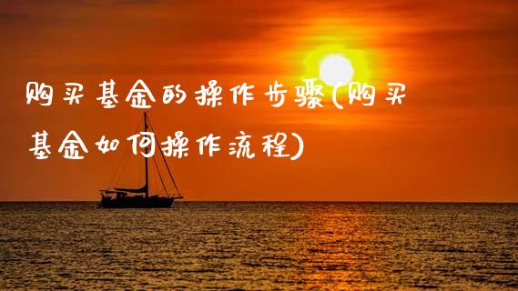 购买基金的操作步骤(购买基金如何操作流程)