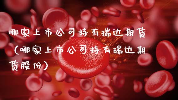 哪家上市公司持有期货（哪家上市公司持有期货股份）