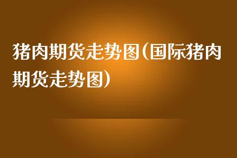 猪肉期货走势图(国际猪肉期货走势图)