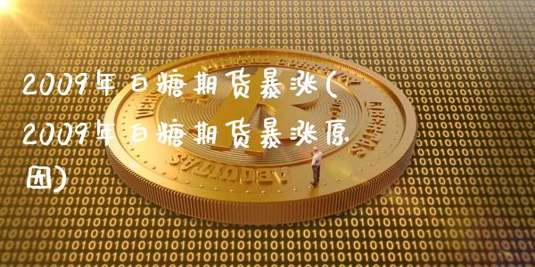 2009年白糖期货暴涨(2009年白糖期货暴涨原因)