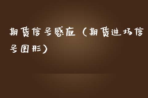期货信号感应（期货进场信号图形）