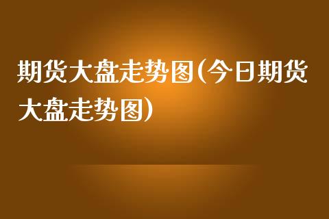 期货大盘走势图(今日期货大盘走势图)