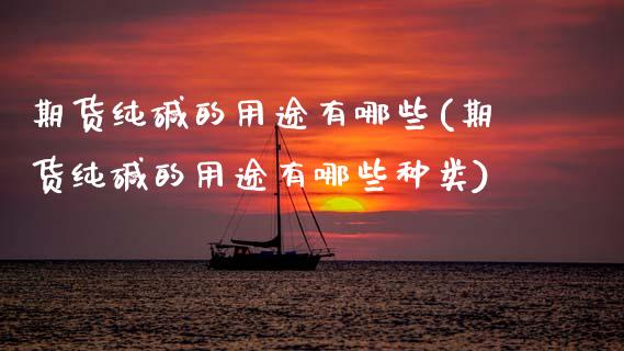 期货纯碱的用途有哪些(期货纯碱的用途有哪些种类)
