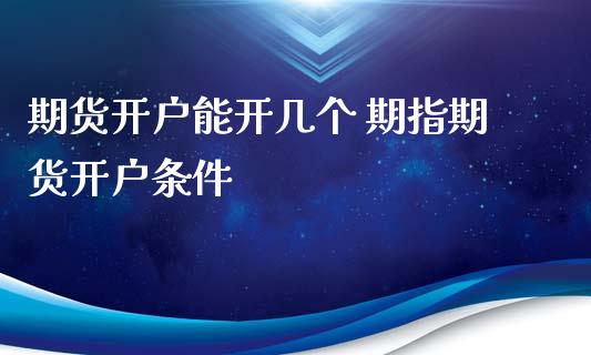 期货开户能开几个 期指期货开户条件_财经要闻_第1张_宇龙理财网 期货开户能开几个 期指期货开户条件_https://www.dglong8.com_财经要闻_第1张