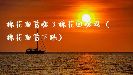 棉花期货涨了棉花回涨吗（棉花期货下跌）