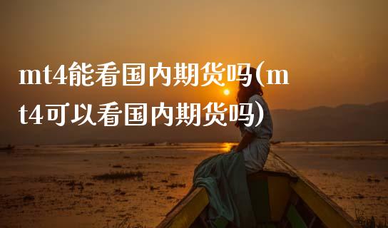 mt4能看国内期货吗(mt4可以看国内期货吗)