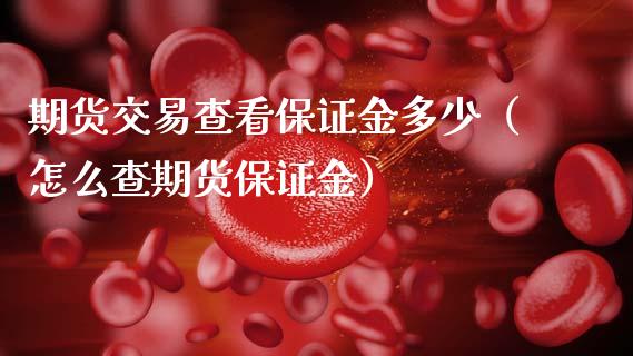 期货交易查看保证金多少（怎么查期货保证金）