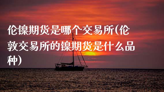 伦镍期货是哪个交易所(伦敦交易所的镍期货是什么品种)