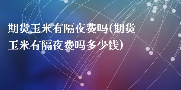 期货玉米有隔夜费吗(期货玉米有隔夜费吗多少钱)