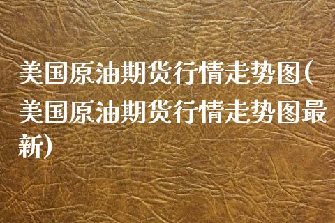 美国原油期货行情走势图(美国原油期货行情走势图最新)