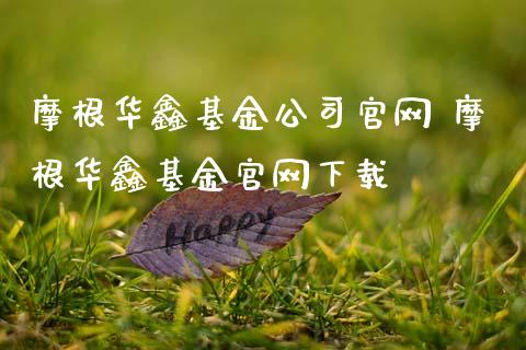 摩根华鑫基金公司 摩根华鑫基金下载