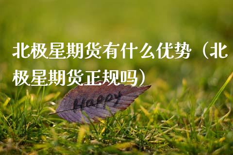 北极星期货有什么优势（北极星期货正规吗）