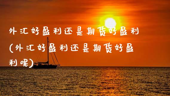 外汇好盈利还是期货好盈利(外汇好盈利还是期货好盈利呢)