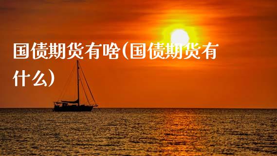 国债期货有啥(国债期货有什么)