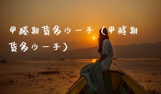 甲醛期货多少一手（甲醇期货多少一手）
