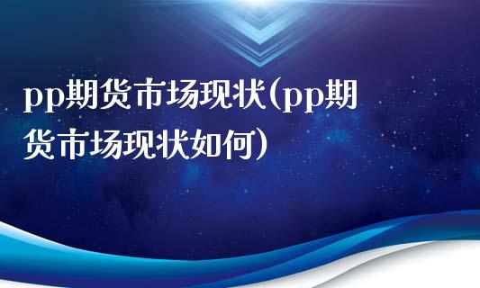 pp期货市场现状(pp期货市场现状如何)
