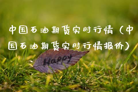 中国石油期货实时行情（中国石油期货实时行情报价）