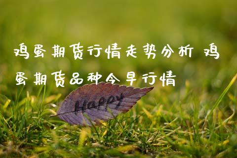 鸡蛋期货行情走势分析 鸡蛋期货品种今早行情