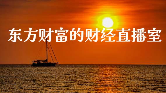 东方财富的财经直播室