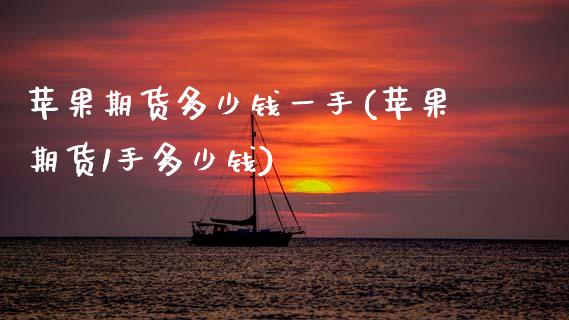 苹果期货多少钱一手(苹果期货1手多少钱)