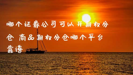 哪个证券公司可以开期权分仓 商品期权分仓哪个平台靠谱_期货理财_第1张_宇龙理财网 哪个证券公司可以开期权分仓 商品期权分仓哪个平台靠谱_https://www.dglong8.com_期货理财_第1张