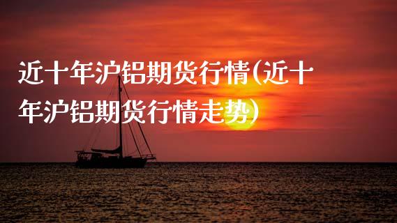 近十年沪铝期货行情(近十年沪铝期货行情走势)
