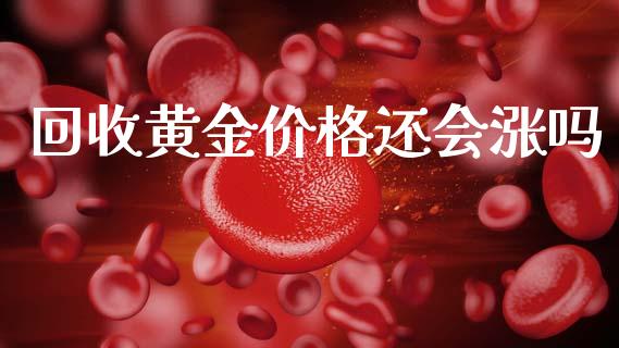 回收黄金价格还会涨吗