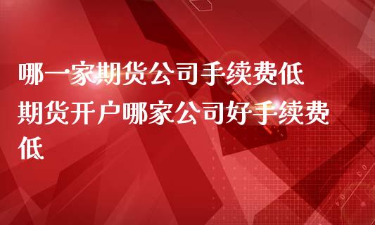 哪一家期货公司手续费低 期货开户哪家公司好手续费低_理财百科_第1张_宇龙理财网 哪一家期货公司手续费低 期货开户哪家公司好手续费低_https://www.dglong8.com_理财百科_第1张