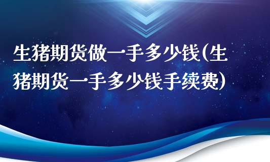 生猪期货做一手多少钱(生猪期货一手多少钱手续费)