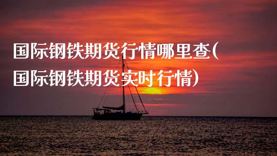 国际钢铁期货行情哪里查(国际钢铁期货实时行情)