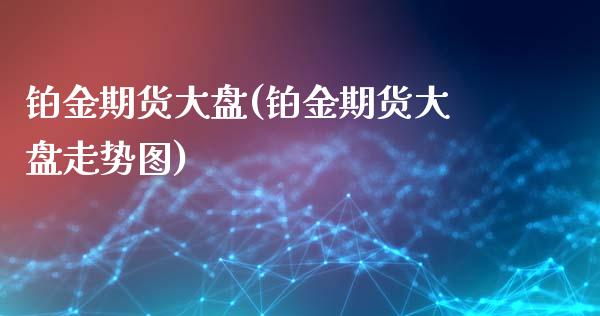 铂金期货大盘(铂金期货大盘走势图)