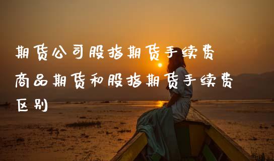 期货公司股指期货手续费 商品期货和股指期货手续费区别_理财百科_第1张_宇龙理财网 期货公司股指期货手续费 商品期货和股指期货手续费区别_https://www.dglong8.com_理财百科_第1张