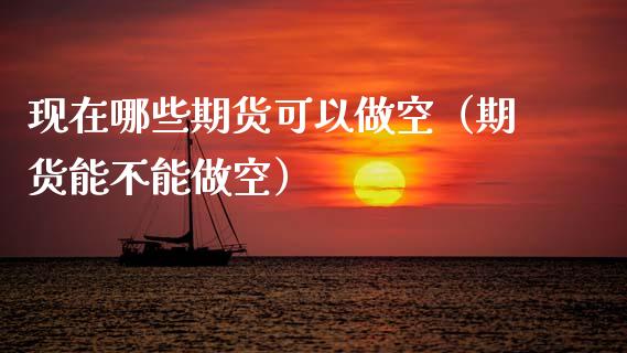 现在哪些期货可以做空（期货能不能做空）