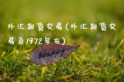 外汇期货交易(外汇期货交易自1972年在)_期货理财_第1张_宇龙理财网 外汇期货交易(外汇期货交易自1972年在)_https://www.dglong8.com_期货理财_第1张