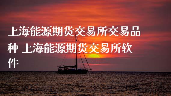 上海能源期货交易所交易品种 上海能源期货交易所软件