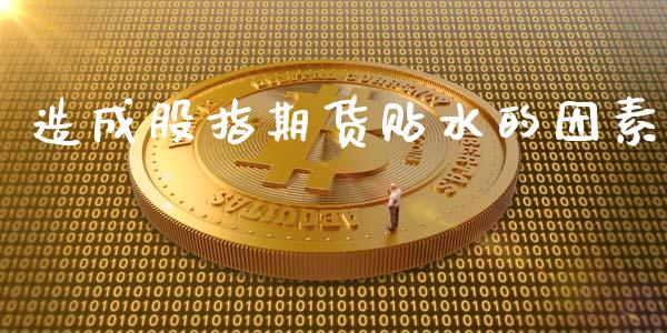 造成股指期货贴水的因素