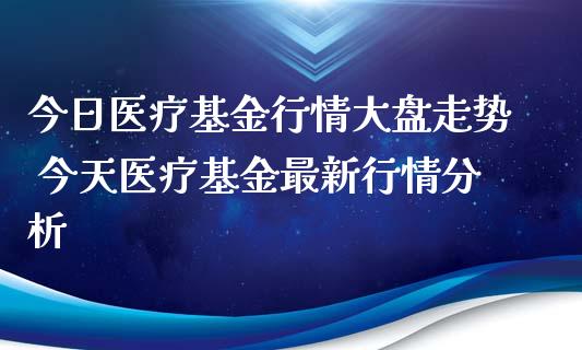 今日医疗基金行情大盘走势 今天医疗基金最新行情分析_https://www.dglong8.com_基金理财_第1张