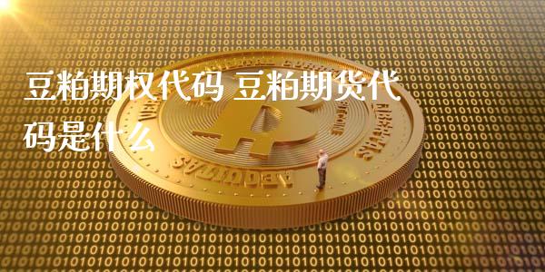 豆粕期权代码 豆粕期货代码是什么_https://www.dglong8.com_内盘期货_第1张