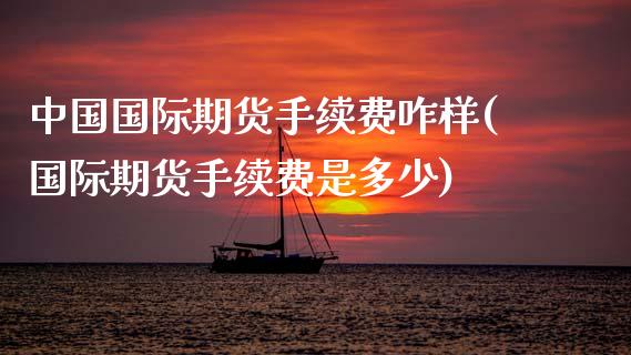 中国国际期货手续费咋样(国际期货手续费是多少)