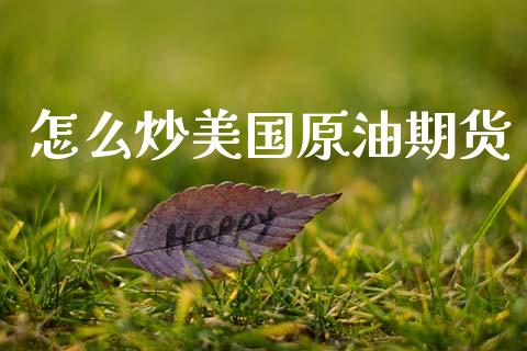 怎么炒美国原油期货