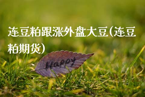 连豆粕跟涨外盘大豆(连豆粕期货)