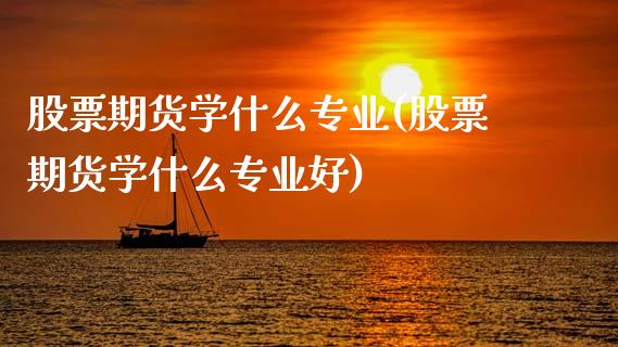 股票期货学什么专业(股票期货学什么专业好)