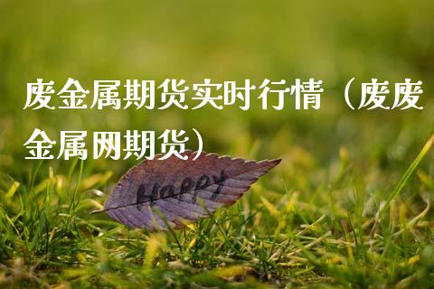 废金属期货实时行情（废废金属网期货）