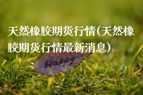 天然橡胶期货行情(天然橡胶期货行情最新消息)
