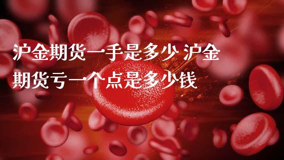 沪金期货一手是多少 沪金期货亏一个点是多少钱